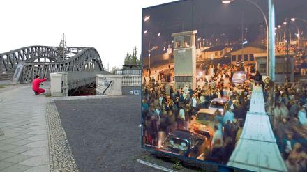 Der Gedenkort Bornholmer Straße erinnert an den Abend des 9. November 1989. Hier öffnete sich der Schlagbaum zuerst.