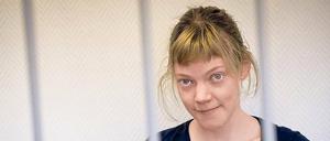 Eingesperrt. Die 31-jährige Sini Saarela bedankt sich bei ihrer Anhörung vor Gericht für die internationale Unterstützung.