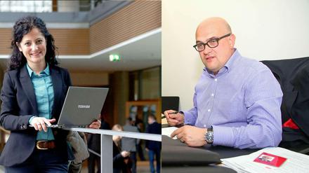 Cansel Kiziltepe und Lars Lindemann tauschen die Plätze.