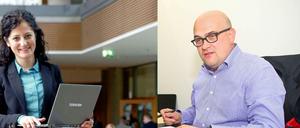 Cansel Kiziltepe und Lars Lindemann tauschen die Plätze.
