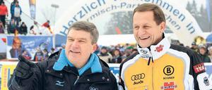 Einer wies ihm den Weg. Der Aufstieg Thomas Bachs (l.) zum IOC-Präsidenten dürfte Alfons Hörmann an die DOSB-Spitze bringen.