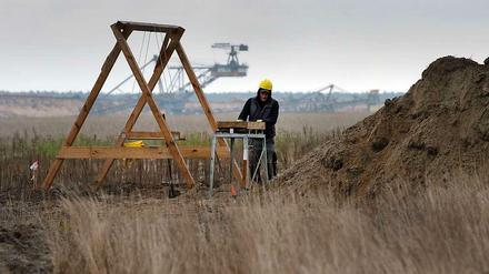 Sensationsfund. Schon vor 130 000 Jahren lebten Neandertaler in der Lausitz. Ausgegraben wurden sie jetzt im Tagebau Jänschwalde nordöstlich von Cottbus.