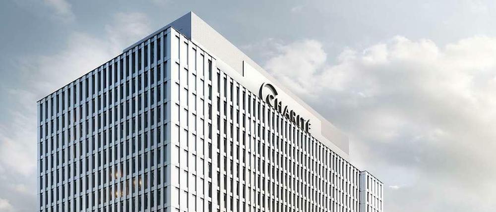 Und irgendwann soll sie so schön hell aussehen: die Charité in Berlin-Mitte.