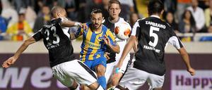 Kein Durchkommen. Die Frankfurter ließen Nikosia keine Chance.