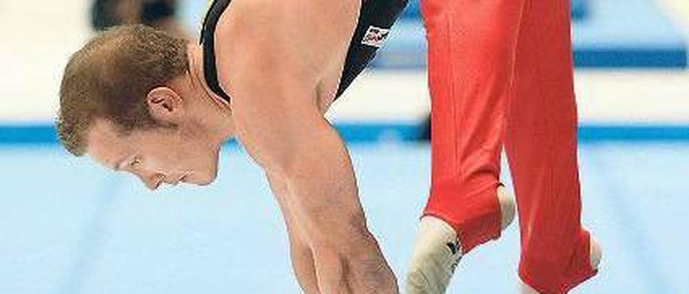 Schlechter Anfang. Das Pauschenpferd machte Hambüchen keine Freude. Foto: dpa