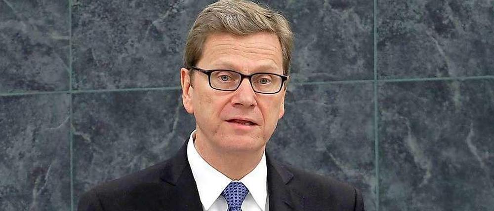 Deutschland als Vermittler? Guido Westerwelle wies den Vorstoß des syrischen Präsidenten Baschar al Assad zurück. 
