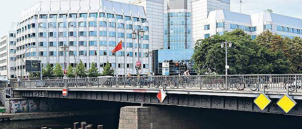 Die Berliner Jannowitzbrücke.