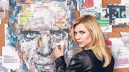 Wer ist Nicholas Brody wirklich? Die ehemalige und bald wieder aktive CIA-Agentin Carrie Mathison (Claire Danes) sucht weiter nach der Antwort. Foto: Sat 1