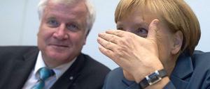 Versteckt sich: Angela Merkel (CDU).