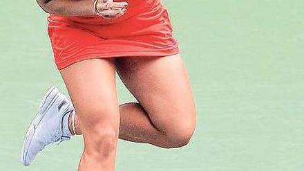 Voll durchgezogen. Angelique Kerber schlug die Italienerin Roberta Vinci souverän in zwei Sätzen. Foto: AFP