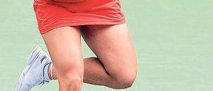 Voll durchgezogen. Angelique Kerber schlug die Italienerin Roberta Vinci souverän in zwei Sätzen. Foto: AFP