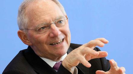 Finanzminister Wolfgang Schäuble.