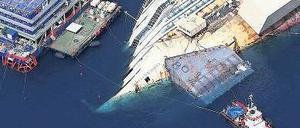 Der Stahlkasten P3 soll mit anderen Kästen das Schiff später stabilisieren. 
