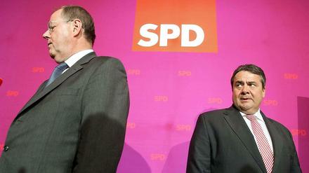 SPD-Kanzlerkandidat Peer Steinbrück und SPD-Chef Sigmar Gabriel.