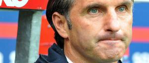 Bruno Labbadia beißt sich auf die Lippen.