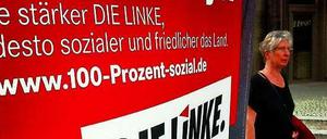 Tief im ganzen Land. Probleme hat die Linkspartei längst nicht nur im Westen