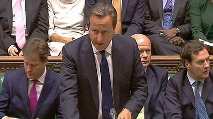 Cameron ließ das Unterhaus über einen möglichen Militärschlag in Syrien abstimmen - und scheiterte.
