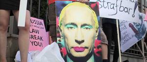 Die Menschenrechtsverletzungen gegen Homosexuelle und Oppositionelle in Russland haben internationale Proteste angereizt.
