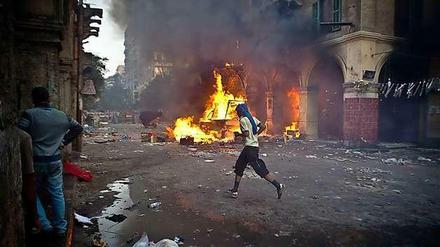 Demonstranten in Kairo.