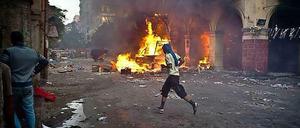 Demonstranten in Kairo.