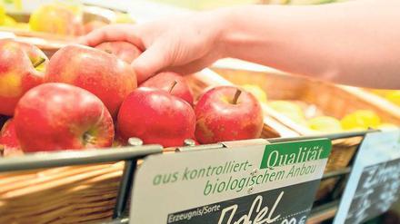 Bestseller: Aus ökologischer Landwirtschaft sind vor allem Obst, Gemüse und Eier gefragt. 