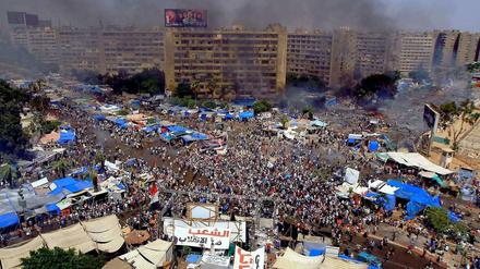 Auf dem Rabaa-Adawiya-Platz in Kairo wurden Protestcamps der Muslimbrüder geräumt. 