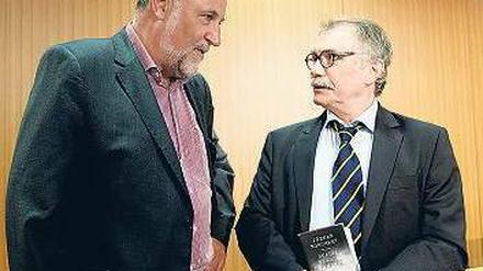 Der Sozialstaat ist ihr Thema. Der Gewerkschafter Klaus Wiesehügel (l.) und der hessische Sozialrichter Jürgen Borchert.