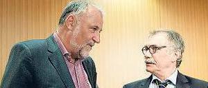 Der Sozialstaat ist ihr Thema. Der Gewerkschafter Klaus Wiesehügel (l.) und der hessische Sozialrichter Jürgen Borchert.