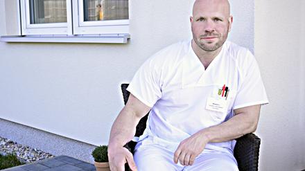 Ricardo Lange, Intensivpfleger in Berlin.