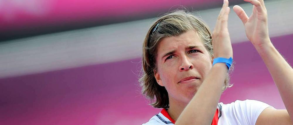 Letzter Applaus. Natascha Keller beendet ihre aktive Karriere.