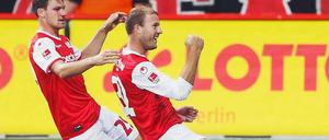 Schoss beide Tore: Unions Adam Nemec (rechts).