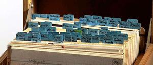 Der Zettelkasten des 1941 geborenen Romanciers Jochen Missfeldt