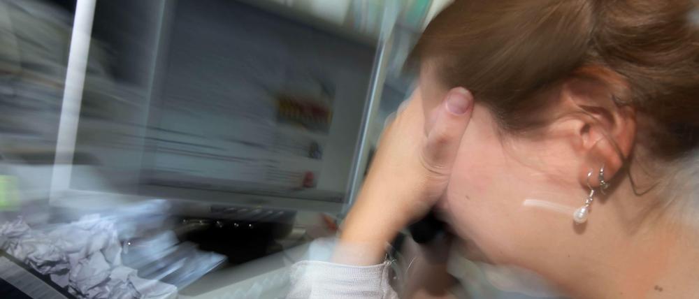 Krank durch Stress. Der Stress entsteht jedoch gar nicht so sehr wegen zu viel Arbeit.