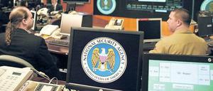 Ein Blick in einen Operationsraum in der Zentrale der National Security Agency in Maryland.
