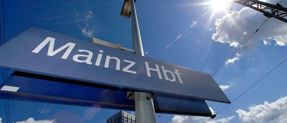 Hauptbahnhof Mainz.