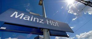 Hauptbahnhof Mainz.