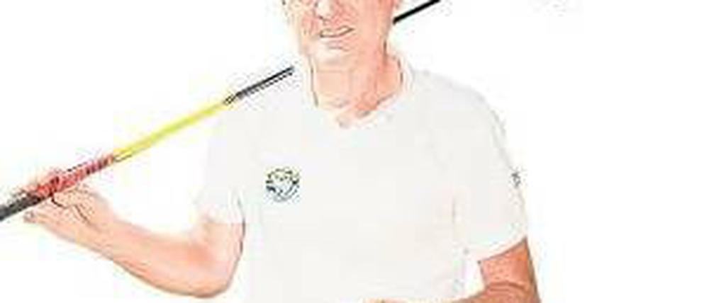 Ball ist Ball. Torwartlegende Sepp Maier geht mit Ehrgeiz an die Sache. Foto: Brunner