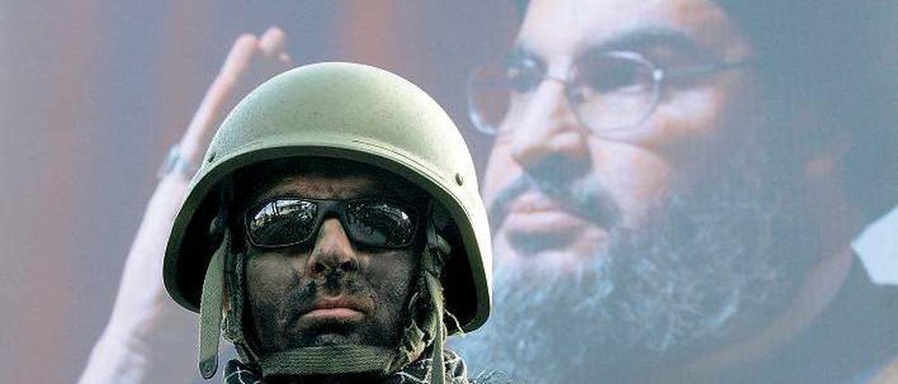 Mit Teheran verbündet. In der Region ist die libanesische Hisbollah ein entscheidender Machtfaktor. Im syrischen Bürgerkrieg kämpft die Schiiten-Miliz auf Seiten des Machthabers Assad. Die Europäische Union will ihr nun den Geldhahn zudrehen. Foto: Reuters