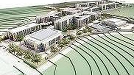 Plan für den Campus der Türkisch-Deutschen Universität.