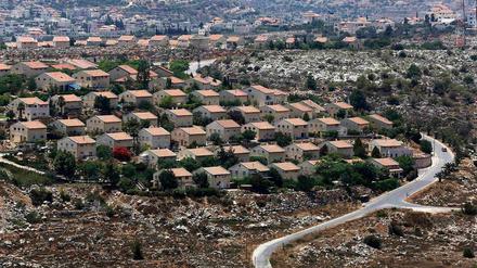 Ein Blick auf eine jüdische Siedlung im Westjordanland. Die Gemeinde Ofra liegt nördlich von Ramallah. 