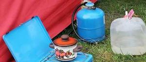 Kochen ohne Strom: Ein Camping-Kocher macht's möglich.