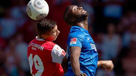 Neuzugang Damir Kreilach (l.) erzielte den ersten Union-Treffer der neuen Saison, doch für einen Punktgewinn reichte das nicht.