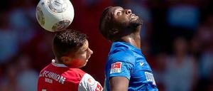 Neuzugang Damir Kreilach (l.) erzielte den ersten Union-Treffer der neuen Saison, doch für einen Punktgewinn reichte das nicht.