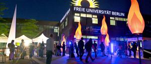 Die Freie Universität Berlin bei der Langen Nacht der Wissenschaft. Ob die Veranstaltung auf das Geldproblem der Berliner Universitäten aufmerksam machen kann, bleibt abzuwarten.