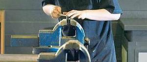 Fürs Leben lernen. Schüler in Marzahn- Hellersdorf sollen sich durch den neuen praktischen Unterricht bessere Perspektiven eröffnen. Foto: Frank Rumpenhorst/dpa