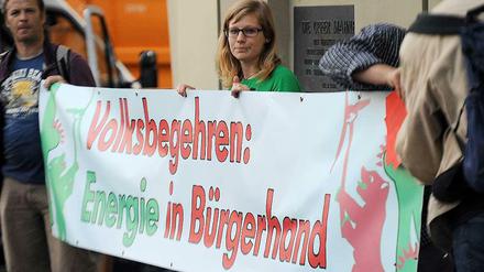 Der Berliner Energietisch hatte erfolgreich für einen Volksentscheid über die Verstaatlichung des Berliner Stromnetzes geworben.