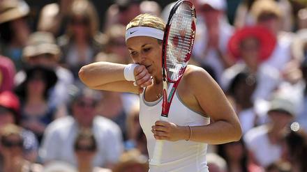 Auftakt Misslungen. Sabine Lisicki während des ersten Satzes, den sie mit 1:6 verloren geben muss.