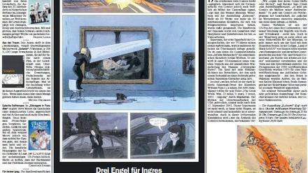 Splashhhh Splosh: Ein - noch unvollständiger - Ausblick auf die Comicseite am Donnerstag.