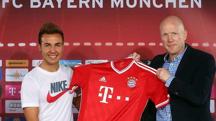 Mario Götze mit der eindeutig falschen Kleiderwahl.