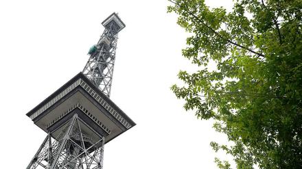 Bis September wird der Funkturm saniert, so lange bleiben Plattform und auch Restaurant geschlossen. An diesem Wochenende ist es noch einmal geöffnet.